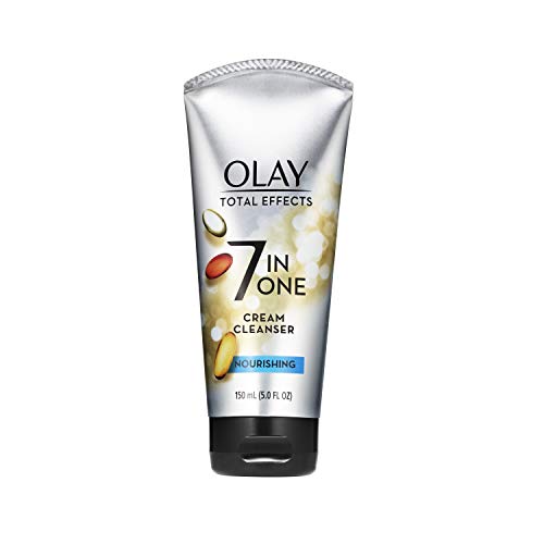 Product Cover Facial Cleanser by Olay Total Effects Nourishing Cream Facial Cleanser, 5.0 Fluid Ounce (Pack of 3) (Packaging may vary)