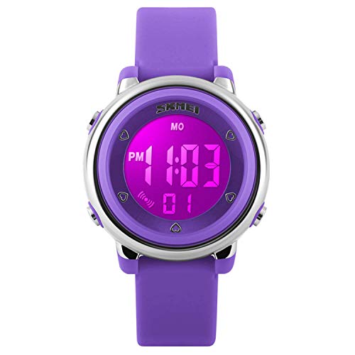 Product Cover Kids Digital Sport Waterproof Watch for Girls Boys, Kid Sports Outdoor LED Electrical Watches with Luminous Alarm Stopwatch Child Wristwatch