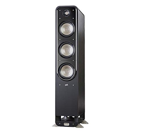 Product Cover Polk Signature Series S60 Floor Standing Speaker - American HiFi Surround Sound for TV, Music, and Movies | Stylish Looks, Big Sound | Bi-wire and Bi-amp | Detachable Magnetic Grille included
