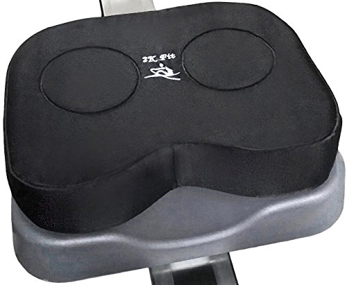 Product Cover Rowing Machine Seat Cushion (Model 1) That Perfectly fits Concept 2 with Thick Updated Dual Density Memory Foam and Washable Cover