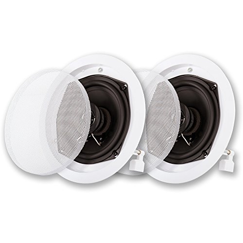 Product Cover Acoustic Audio R-191 in Ceiling/in Wall Speaker Pair 2 Way Home Theater Surround Speakers