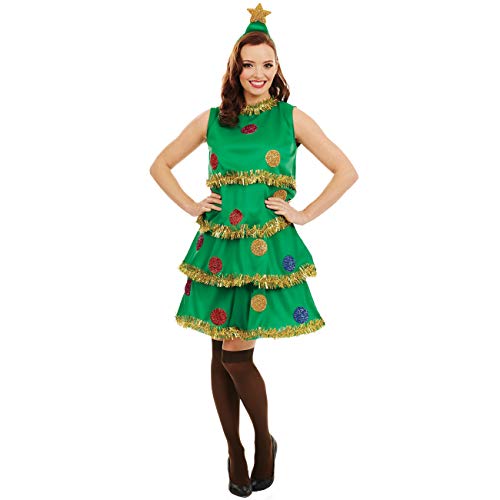 Product Cover fun shack Womens Christmas Tree Costume Adults Festive Party Dress Outfit - Large