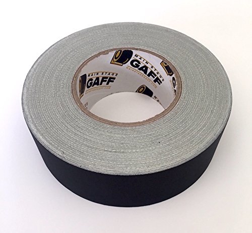 Product Cover Gaffers Tape - 2 inch by 60 Yard Roll - Black - Bulk Cloth Gaffer Tape, Main Stage Gaff Tape