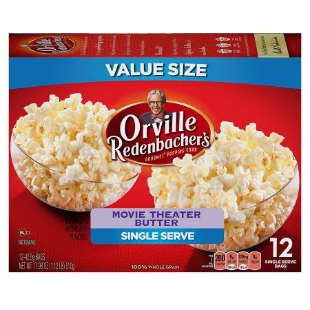 Product Cover Orville Redenbachers Gourmet Popcorn Movie Theater Butter 12 Count. Mini Single
