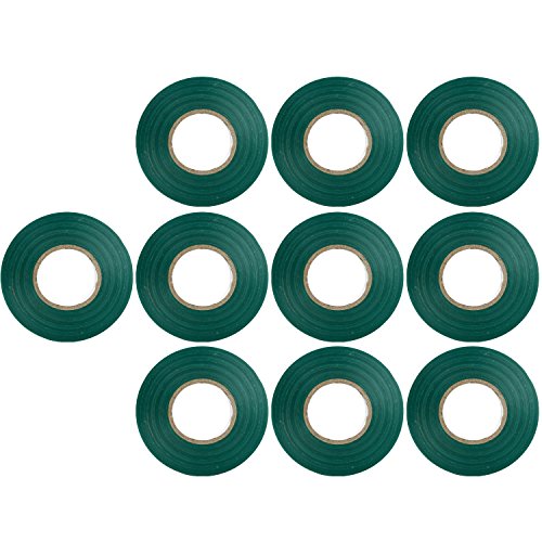 Product Cover Sunlite E174 Green Electrical Tape, 10 Pack, Ten