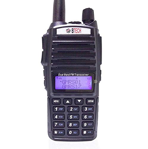 Product Cover BTECH GMRS-V1 GMRS Two-Way Radio, GMRS Repeater Capable, with Dual Band Scanning Receiver (136-174.99mhz (VHF) 400-520.99mhz (UHF))