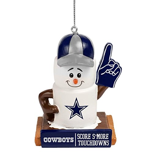 Product Cover FOCO NFL Dallas Cowboys Holiday Hanging Tree Smores OrnamentHoliday Hanging Tree Smores Ornament, Team Color, One Size