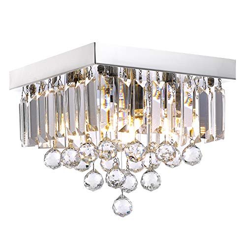 Product Cover Crystal Chandelier Lighting for Hallway Modern Raindrop Design Ceiling Light W10