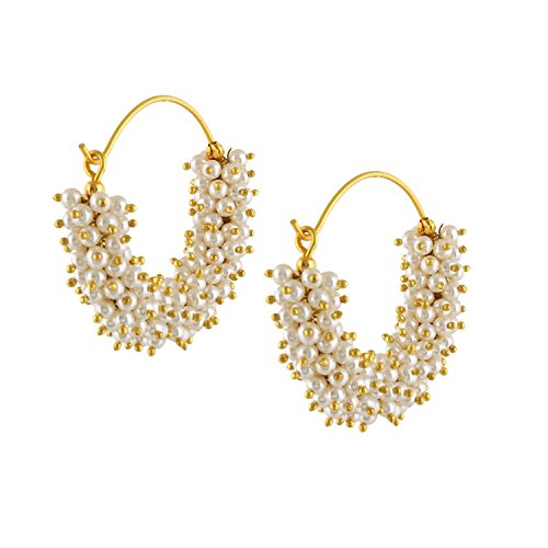 Product Cover Royal Bling Bollywood Stylish Traditional Indian Jewelry Hoop Earrings for Women