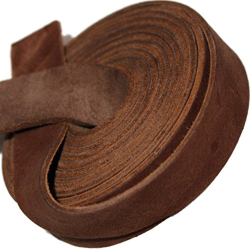 Product Cover TOFL Leather Strap Medium Brown ¾ Inch Wide 72 Inches Long