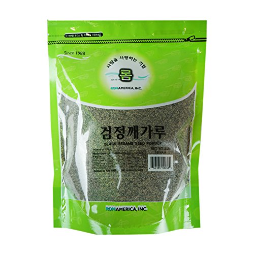 Product Cover ROM AMERICA [ 16 oz ] Black Sesame Seed Powder Instant Breakfast Drinks 검정깨가루