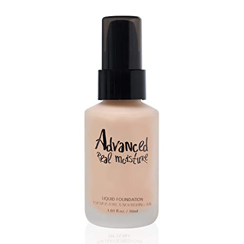 Product Cover TOUCH IN SOL Advanced Real Moisture Liquid Foundation 1.01 fl. oz. (30ml) - A Light Weight Hydrating Foundation, Long Lasting High Adhesive Coverage (#21 Nude Beige)