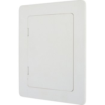 Product Cover Wallo 5 X 7-Inch Plastic Access Door, Reinforced Hinged Access Panel for Drywall Walls and Ceilings. Perfect for Providing Service Area for Plumbing/Wiring Applications and Electrical Access Panels