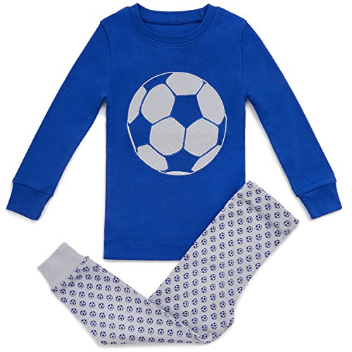 Product Cover Bluenido Boys Pajamas Soccer and Basketball 2 Piece 100% Super Soft Cotton (12m-8y)