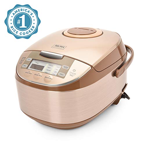 Product Cover Aroma Housewares ARC-6106 Aroma Professional 6 Cups Uncooked Rice, Slow Cooker, Food Steamer, MultiCooker, Champagne