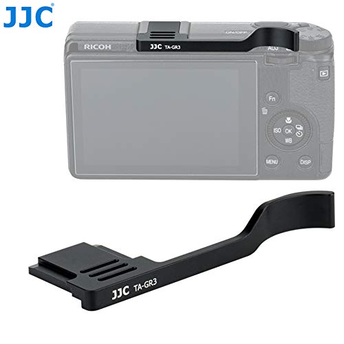 Product Cover JJC TA-GR3 Thumbs Up Grip for Ricoh GR III Camera, Ricoh GR III Thumbs Grip, GR III Thumbs Up Grip, Made of Premium Aluminium Alloy, Hot Shoe Grip for Ricoh GR III