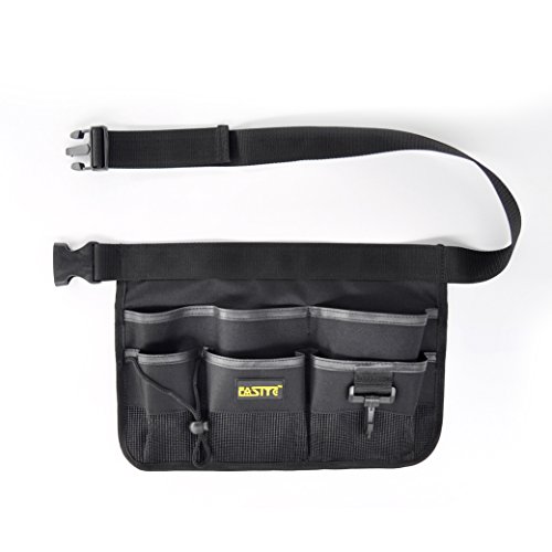 Product Cover FASITE YL003B 7-POCKET Gardening Tools Belt Bags Garden Waist Bag Hanging Pouch, Black