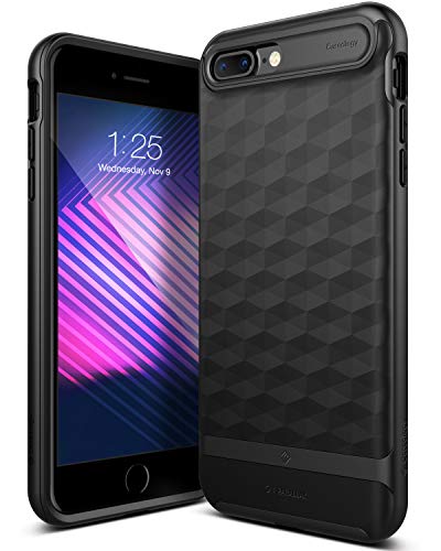 Product Cover Caseology Parallax for Apple iPhone 8 Plus Case (2017) / for iPhone 7 Plus Case (2016) - Award Winning Design - Matte Black