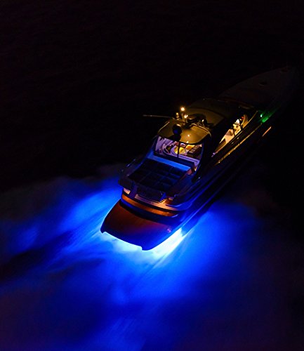Product Cover GFJMC Waterproof Ip68 Led Drain Plug Light 9w Underwater Boat Lights Marine Yacht Led Drain Plug Light for Fishing Swimming Pool Light Divinng Pontoon Marine Blue Color (Blue)