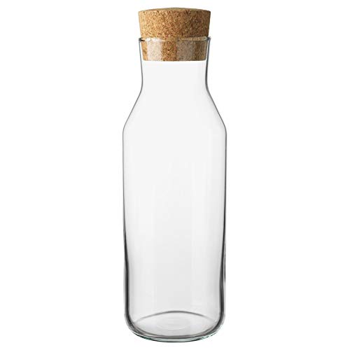 Product Cover IKEA 902.797.19 Carafe With Stopper, 3.54 x 11.02 x 3.54 inches, Clear Glass