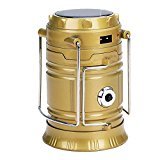 Product Cover Premsons 6 Led Solar Power Camping Lantern Rechargable Collapsible Night Light (Color May Vary)
