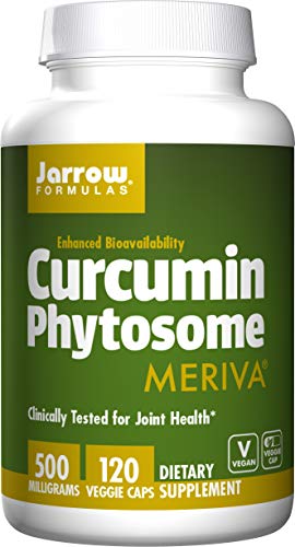 Product Cover Jarrow Formulas Curcumin Phytosome (Meriva), Clinically Tested for Joint Health, 500 mg, 120 Veggie Caps