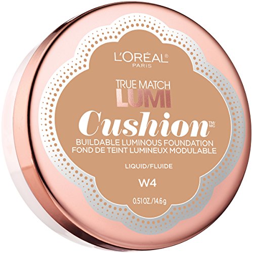 Product Cover L'Oréal Paris True Match Lumi Cushion Foundation, W4 Natural Beige, 0.51 oz.