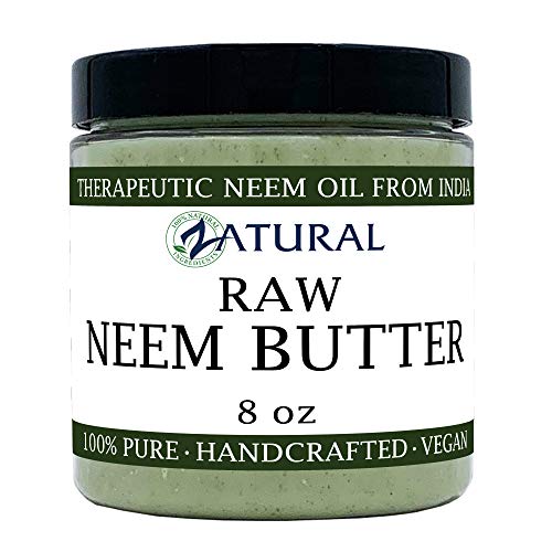 Product Cover Organic Neem Butter-Shea Butter, Coconut Oil, Neem Oil, Neem Leaf, Marula Oil, Kokum Butter, Rosemary (8 Ounce)