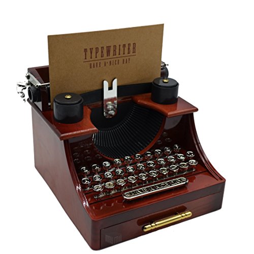 Product Cover MAYMII Vintage Typewriter Music Box for Home/Office/Study Room Décor Decoration