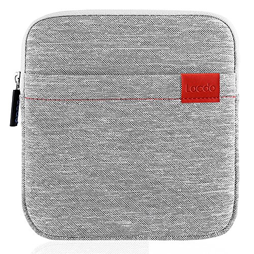 Product Cover Lacdo Waterproof External USB CD DVD Writer Blu-Ray Protective Storage Carrying Case Bag Compatible Apple MD564ZM/A SuperDrive,Magic Trackpad, Samsung/LG/Dell/ASUS/External DVD Drives, Gary
