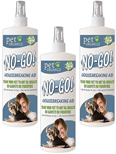 Product Cover (3 Pack) Pet Organics (Nala) No-Go Housebreaking Aid Dog Spray, 16-Ounce Each