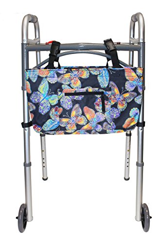 Product Cover RMS Water Resistant Tote Bag for Walker, Rollator or Scooter (Butterfly)