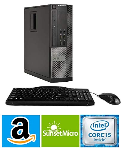 Product Cover 2016 Dell Optiplex 7010 Business Desktop Computer (Intel Quad Core i5 up to 3.8GHz Processor), 8GB RAM, 500GB HDD, DVD, Windows 10 Professional (Renewed)