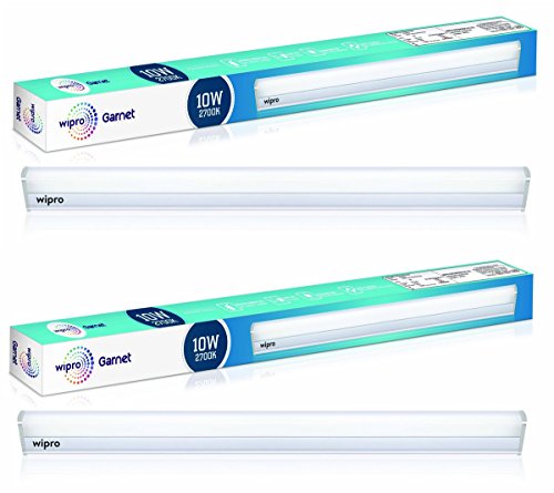 Product Cover Wipro Garnet 10-Watt LED Batten (Pack of 2, Warm White and Golden Yellow)