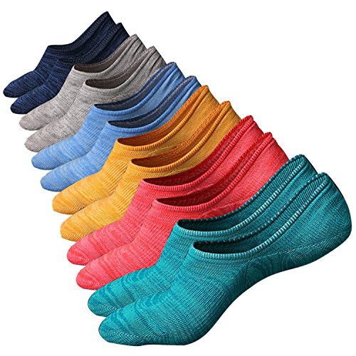 Product Cover M&Z Mens No Show Low Cut Casual Socks Sneakers Non-Slide Socks for Mens 6Pack