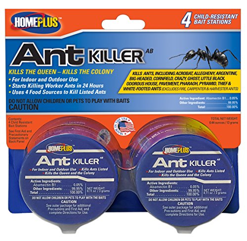 Product Cover PIC 4PK AB Homeplus Ant Killer Metal Bait Stations, 4 Count, Multicolor