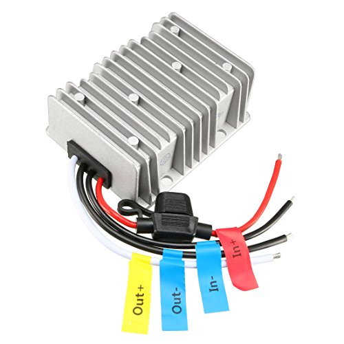 Product Cover uxcell New BIG-Size Voltage Converter Regulator DC/DC DC 48V Step-Down to DC 12V 30A 360W Buck Transformer Waterproof