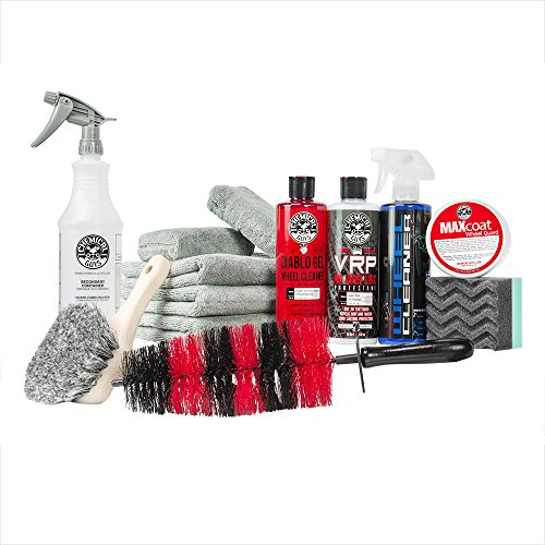 Product Cover Chemical Guys HOL134 Best Complete Wheel, Rim, and Tire Kit, 16 fl. oz (10 Items)