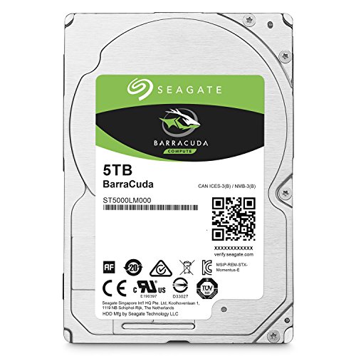 Product Cover Seagate BarraCuda 5TB Internal Hard Drive HDD - 2.5 Inch Sata 6Gb/s 5400 RPM 128MB Cache for Computer Desktop PC (ST5000LM000)