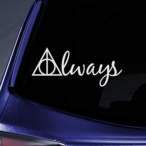 Product Cover Bargain Max Decals - Always Deathly Hallows HP Sticker Decal Notebook Car Laptop 8
