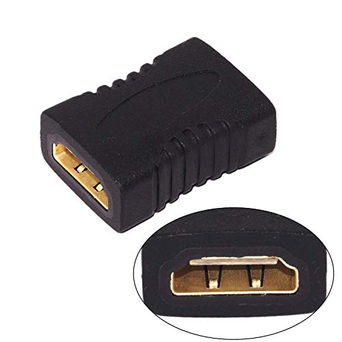 Product Cover TULMAN HDMI Female to Female Coupler Extender Adapter Connector (Black)