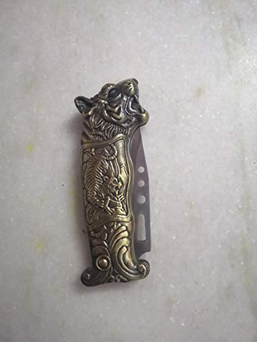 Product Cover Lighter House Tiger Design Knife With Light Stylish Refillable Cigarette Lighter