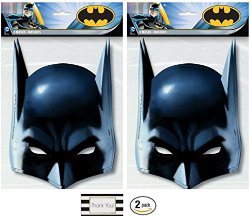 Product Cover Batman Party Masks, 8 ct (2 Pack)