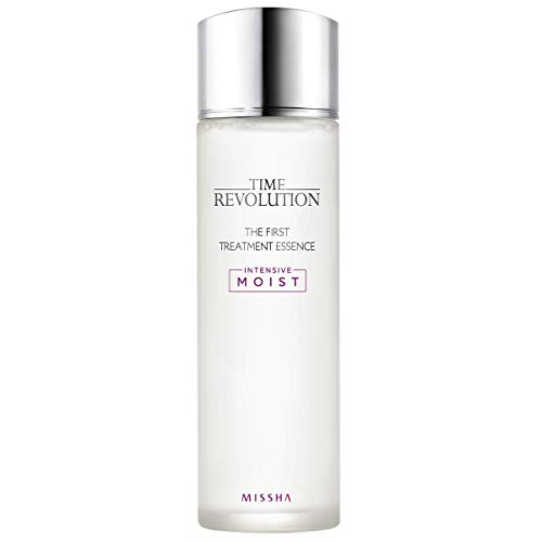 Product Cover Missha Time Revolution The First Treatment Essence Intensive Moist - Kbeauty concentrated essence with moisturizing antioxidants to moisturize & refine - Amazon QR Code Verified for Authenticity