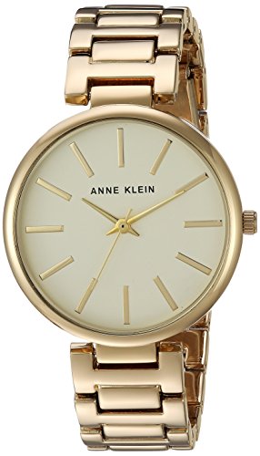 Product Cover Anne Klein Women's AK/2786CHGB Gold-Tone Bracelet Watch