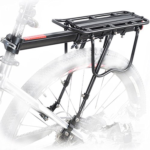 Product Cover comingfit 110LBS Capacity Adjustable Bike Luggage Cargo Rack