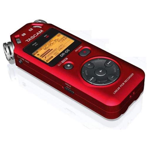 Product Cover Tascam PORTABLE DIGITAL RECORDER-RED (VERSION 2) (DR 05