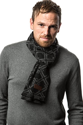 Product Cover Marino's Winter Cashmere Feel Men Scarf,100% Cotton Fashion Scarves, In Elegant Gift Box