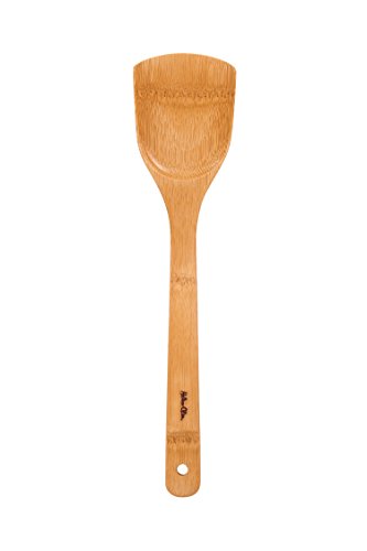 Product Cover Helen's Asian Kitchen Helen Chen's Asian Kitchen Natural Bamboo Stir Fry Spatula and Wok Tool, 13.5-Inch, 13.5 Inch