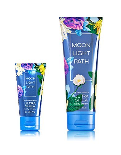 Product Cover Bath & Body Works One for home & One for Travel - ULTRA SHEA Body Cream Set - Moonlight Path